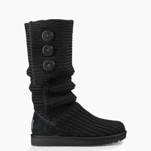 Black Classic Cardy Ugg Boots